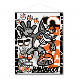 Crash Bandicoot plagát Canvas plagát